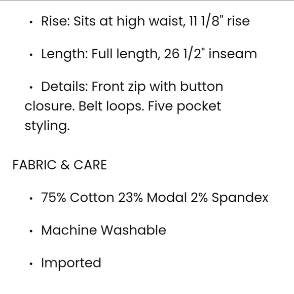 LOFT High Rise Skinny corduroy pants - Picture 5 of 10